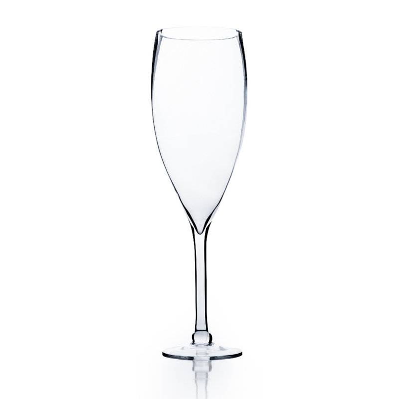 Vase en verre, H 20 po x l 5,5 po x p 5,5 po