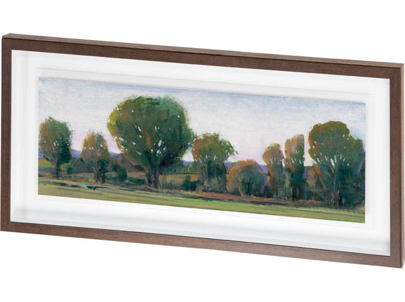 Panoramic Treeline II by Tim OToole a Framed Art Print Matted under Glass