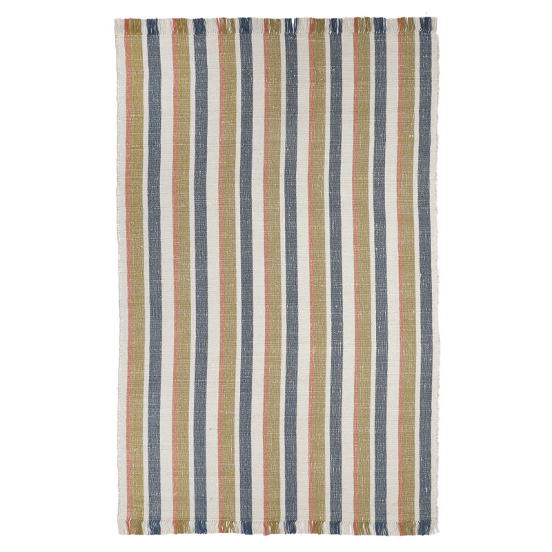 Sunny Rug Flatweave Wool Indoor Rug, Rectangle 5' x 8'
