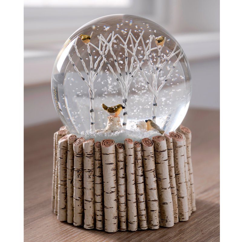 Robin Christmas Snow Globe