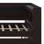 Lit de jour simple avec tiroirs, base de lit en bois massif avec bibliothèque en L, prises de courant et ports de charge USB-1835024761-1835024762