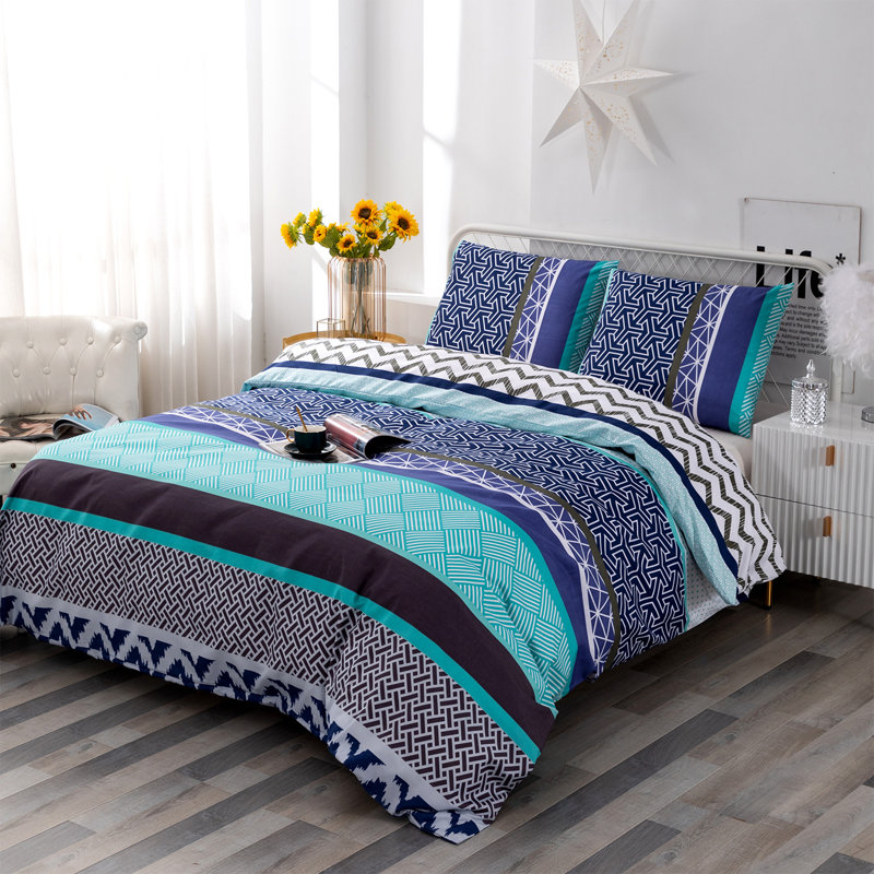 Tuscola Striped Duvet Cover, Queen Duvet Cover