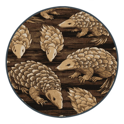  Tapis lavable Pangolin