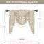 Cantonnière damassé beige-93535638