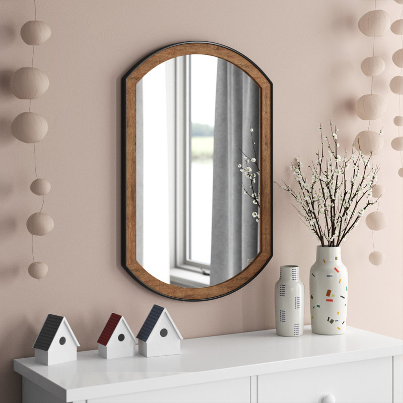 Alpert Wood, Metal Oval Mirror