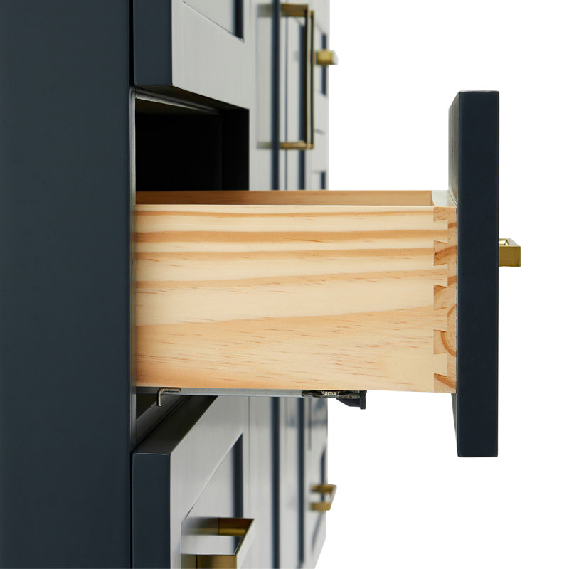 66'' Single Bathroom Vanity Base Only, Midnight Blue