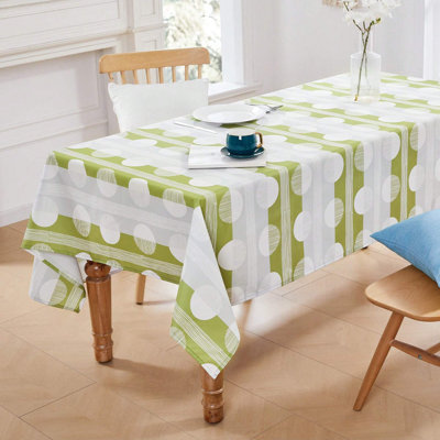 Round Patterned Tablecloth, 1 PCS