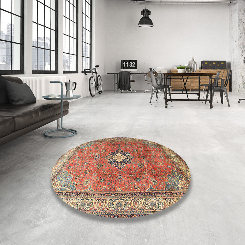 Adamsdale Oriental Indoor Rug, Round 8'