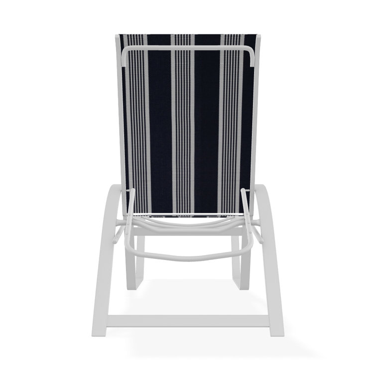 Holna Outdoor Rust-Resistant Metal Chaise Lounge