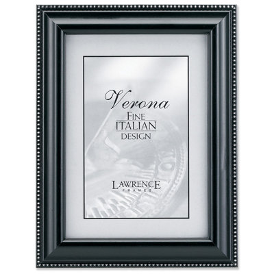 Black Wood Beaded Picture Frame