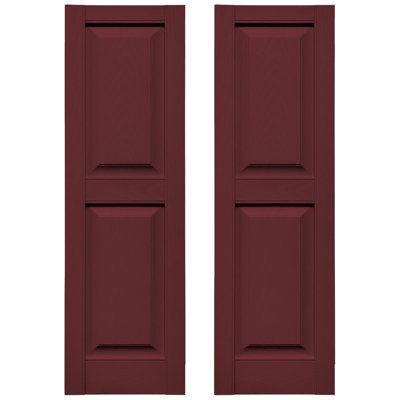Builders Edge, deux panneaux égaux standards, volet à panneau surélevé simple