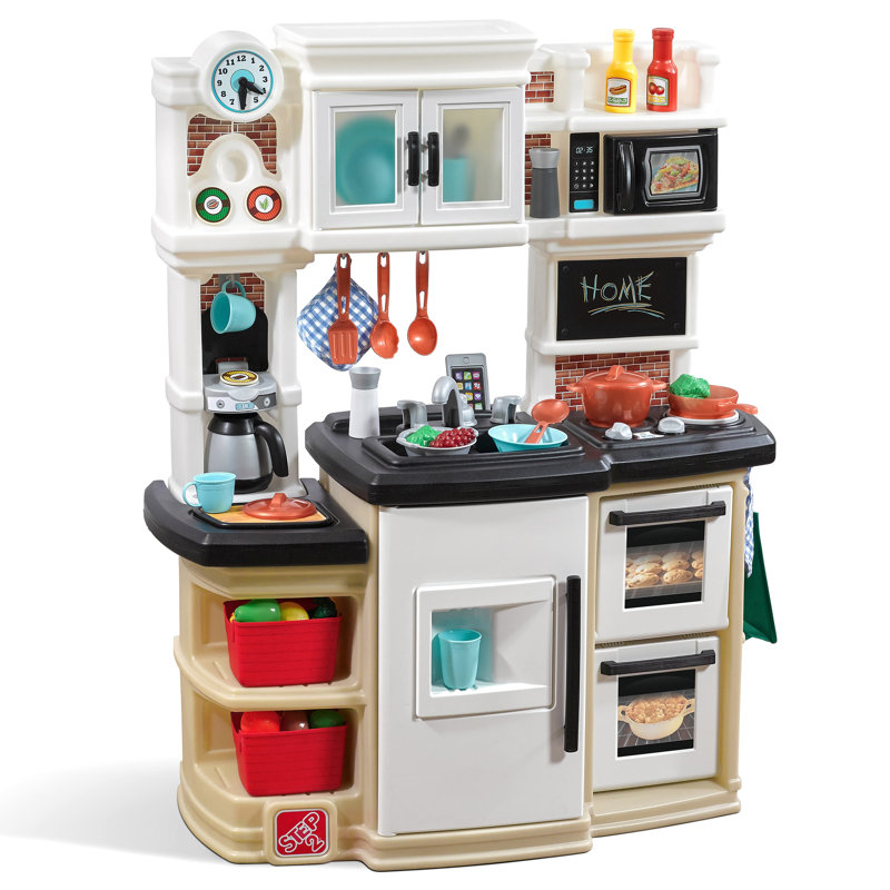 Kitchen Set, Brown/White