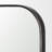 Mainou Is A Square Mirror With An Arched Brushed Black Metal Frame.-1592828824