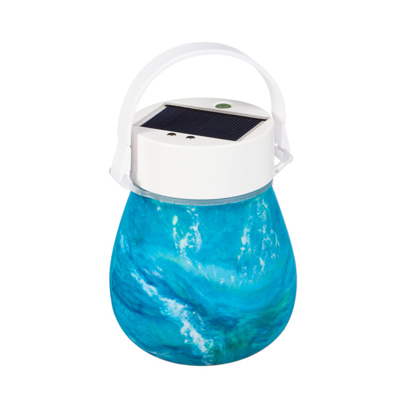 Lanterne solaire Crampton, Aigue-marine