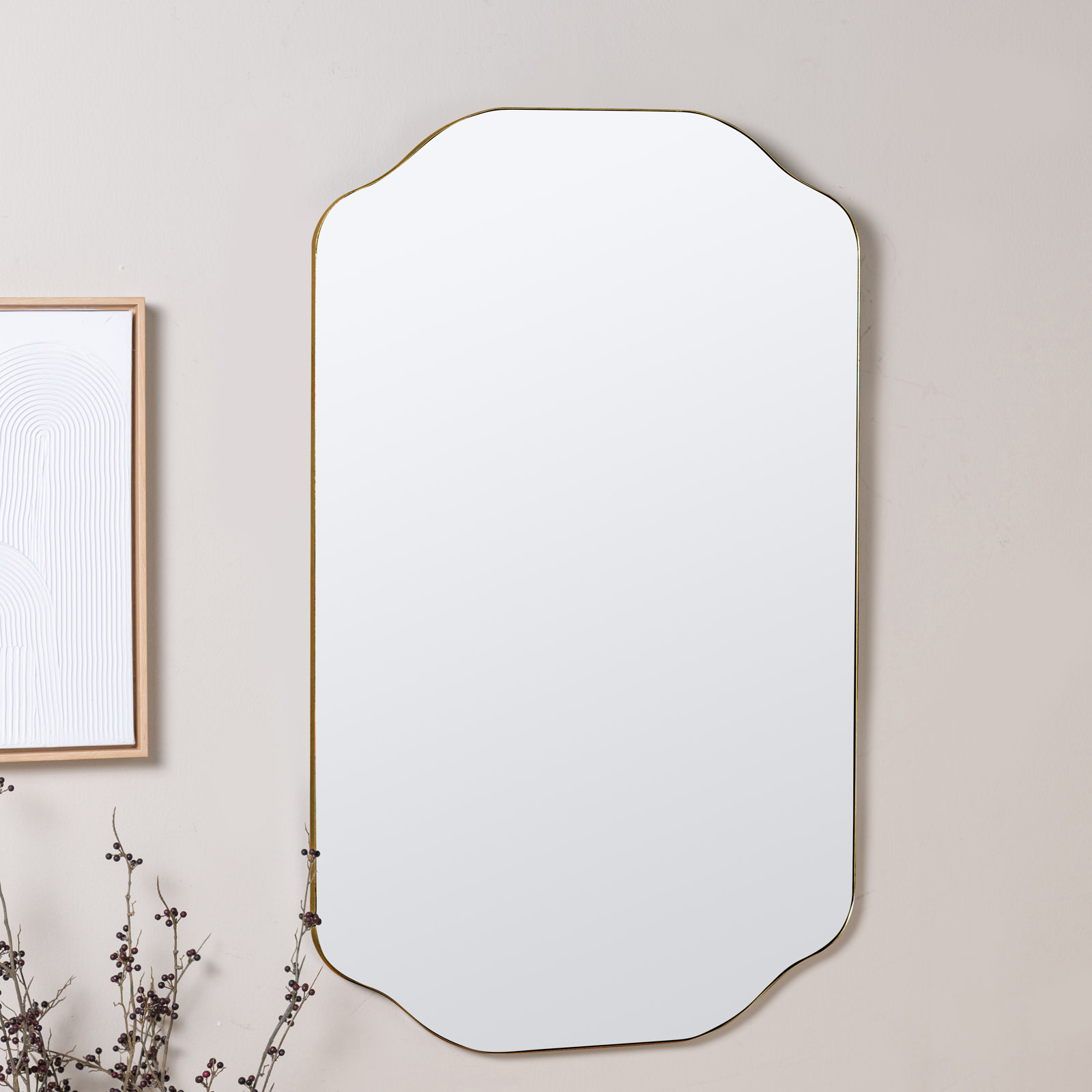 Eaton 21" Mirror, Gold