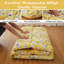 Matelas de futon japonais jaune avec matelas à fleurs et matelas pliant pour lit de camping-197215402