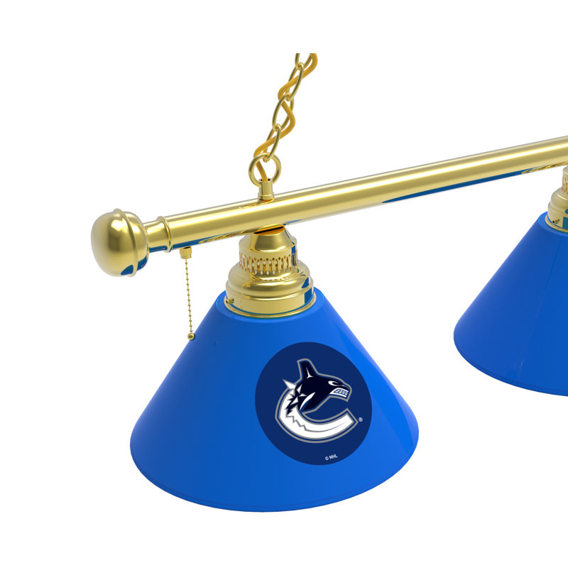 Luminaire suspendu 3 lumières NHL, Laiton, Vancouver Canucks