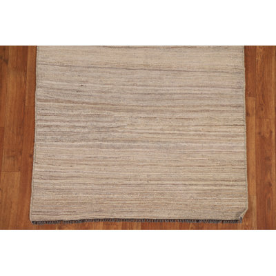 Striped Wool Kilim Oriental Rug 3x4