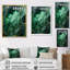 «Green Crystal Geode Fusion» sur impression sur toile-2017674166-2017674165