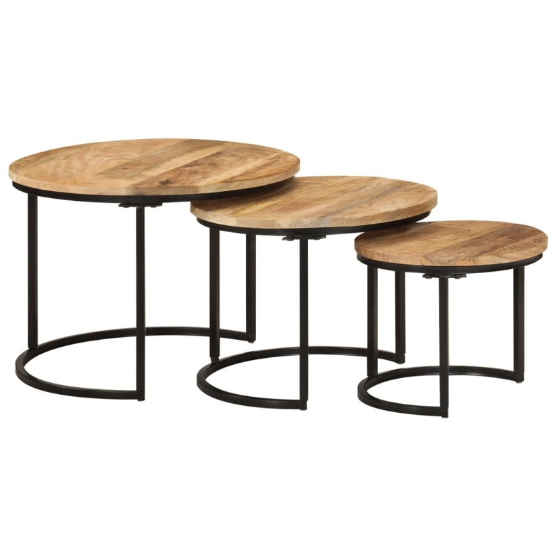 Bavorov Nesting Tables, Wood Mango