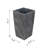 9.4X9.4X18.1" Cement Planter Large, Indoor Outdoor Garden Functional  Decor-82146401