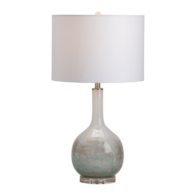 Lampe de table en verre