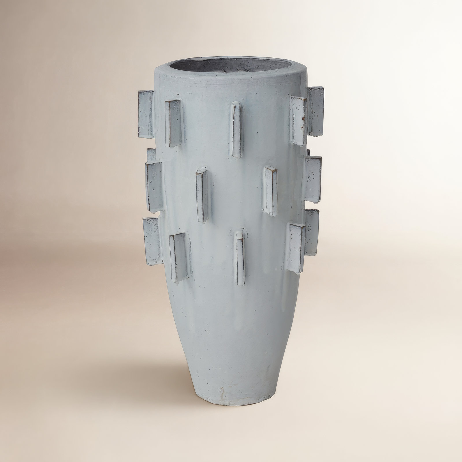 Kramer Handmade Ceramic Pot Planter, 31.75" H x 16.5" W x 16.5" D