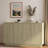 Modern Fluted Sideboard With Adjustable Shelves And Metal Handles-1331650080