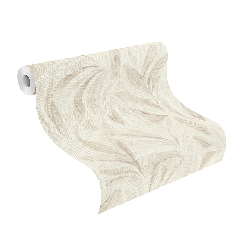 Papier peint Rennie Leaves, Ivoire ivoire