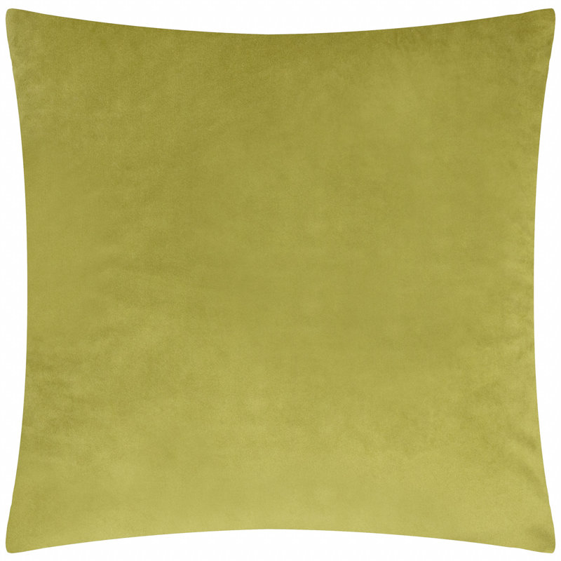 Evoke Geometric Square Cushion, Polyester, Square 45cm, Green