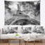 Cityscape de polyester de la tour eiffel tapisserie avec accessoires suspendus inclus-28500613