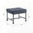 Velvet & Finish Ottoman