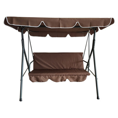 Banc oscillant en métal Khloee