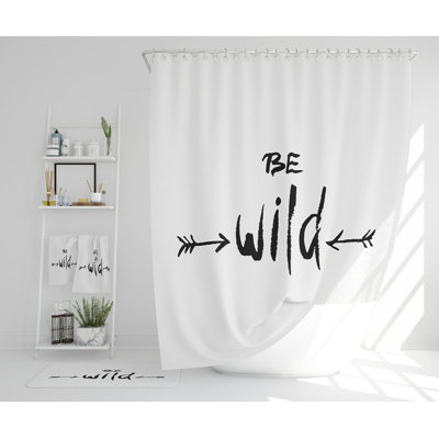 Naticia Polyester Shower Curtain Set