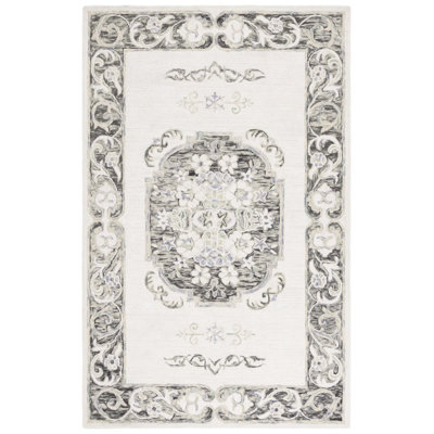 Hand Tufted Wool;Cotton Floral Rug