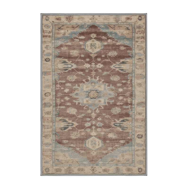 Machine Washable Overdyed Gray Area Rug, Rectangle 8' x 12'