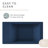 Sam's Pets Duke Pet Bowl 13'' In Navy Blue-133963755