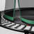 14FT Springfree No Gap Trampoline- Green