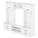 Savanella 4-in-1 Detachable Hall Tree with Storage and 7 Hooks, Multiple Functions Hallway Coat Rack with Storage Drawers and Cabinet