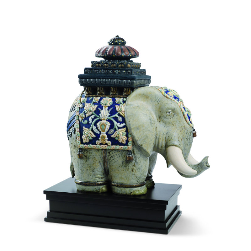 Siamese Elephant Figurine