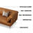 Orange Genuine Leather Standard Sofa cushion Loveseat-102458320
