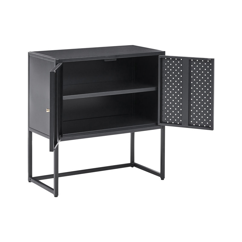 Stoyna 2 -Door 2 -Shelf Storage Cabinet