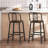 24.2" Bar Stools Kitchen Bar Chairs Counter Stools Height Stools with Metal Frame-572168363-585500296