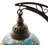 Turkish Mosaic Moon Lamp, Handcrafted Moroccan Table And Floor Lamp, Decorative Home Lighting With Stained Glass And Metal Accents, E12 Socket And On/Off Switch