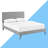 Camille Platform Bed with Round Splayed Legs-1978529206-1978529201