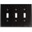 Hand Hammered 3 - Gang Toggle Light Switch Standard Wall Plate-41797960