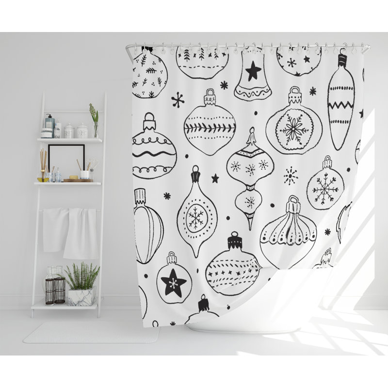 Dobbins Polyester Shower Curtain Set