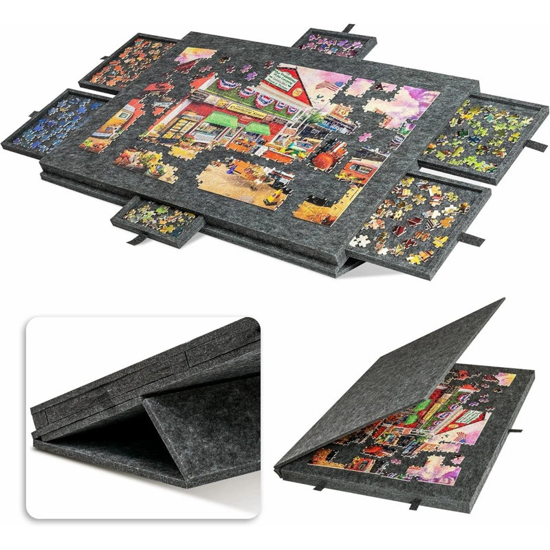 Houshery 53cm L Game Table, Grey