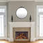Miroir mural rond orné d'inspiration baroque-1801217962