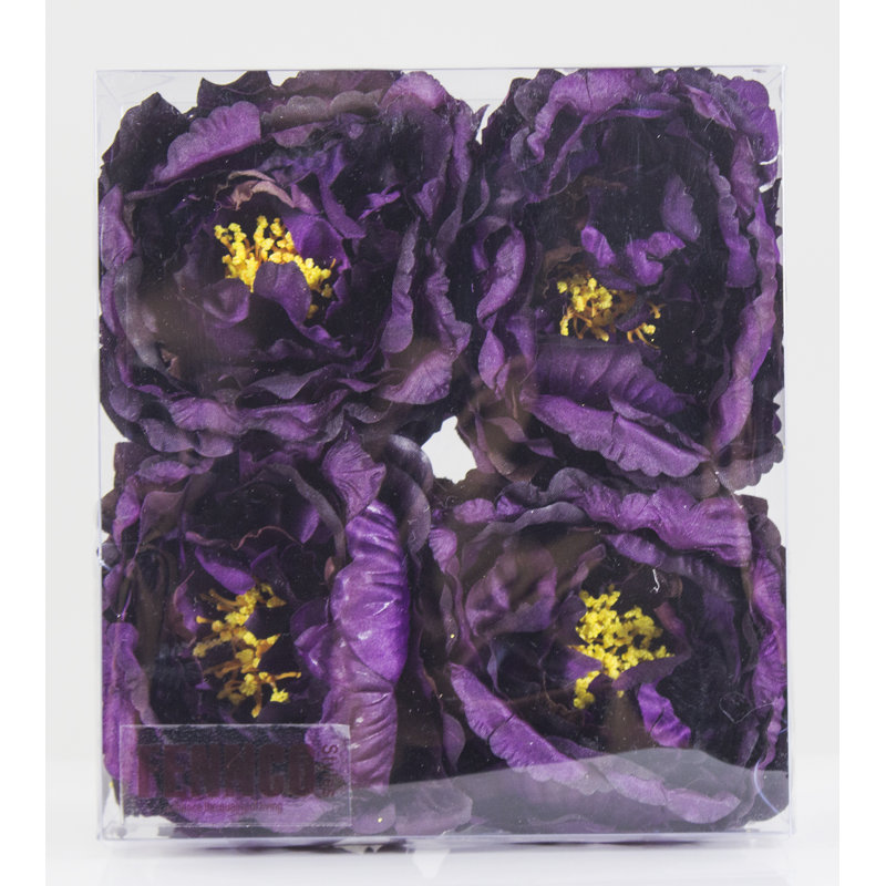 Linen Napkin Ring, Eggplant